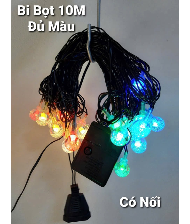 Đèn Bi Bọt 10m đủ màu